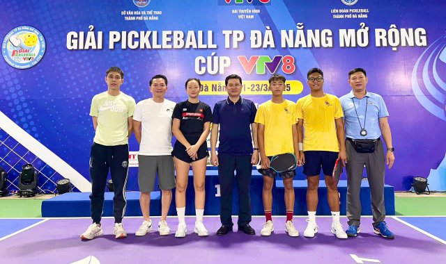 Tìm kiếm và phát triển tài năng trẻ thông qua giải Pickleball thành phố Đà Nẵng mở rộng Cúp VTV8